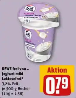 REWE REWE frei von- Joghurt mild Laktosefrei Angebot