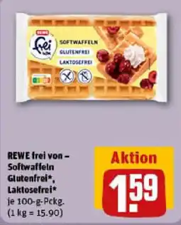 REWE REWE frei von - Softwaffeln Glutenfrei Laktosefrei Angebot