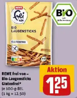 REWE REWE frei von - Bio-Laugensticks Glutenfrei Angebot