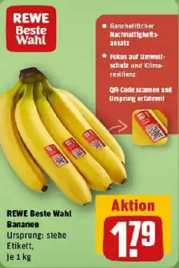 REWE REWE Beste Wahl Bananen Angebot