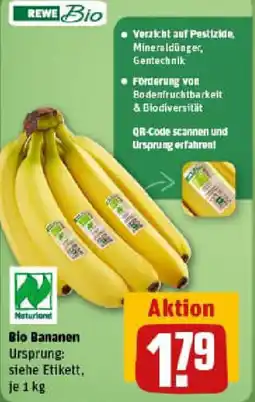 REWE Bio Bananen Angebot