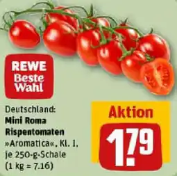 REWE Mini Roma Rispentomaten Angebot