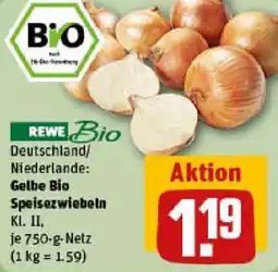 REWE Gelbe Bio Speisezwiebeln Angebot