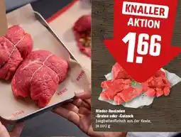 REWE Rinder-Rouladen -Braten oder -Gulasch Angebot