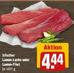 REWE Irischer Lamm-Lachs oder Lamm-Filet Angebot