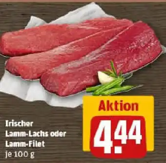 REWE Irischer Lamm-Lachs oder Lamm-Filet Angebot
