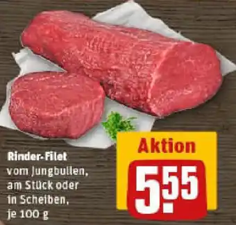 REWE Rinder-Filet Angebot