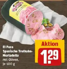 REWE El Pozo Spanische Truthahn- Mortadella Angebot