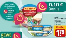 REWE Milkana Frischeschale Sahne oder Käse Vielfalt Angebot