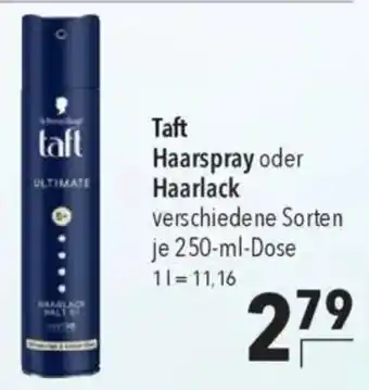 CITTI Markt Taft Haarspray oder Haarlack Angebot