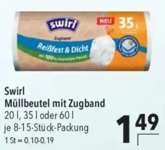 CITTI Markt Swirl Müllbeutel mit Zugband Angebot