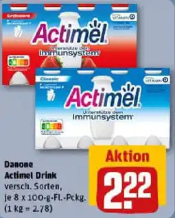 REWE Danone Actimel Drink Angebot