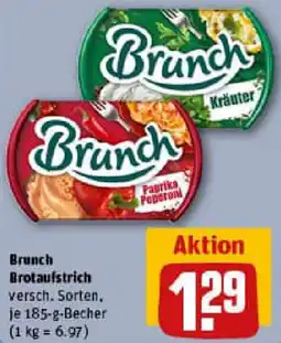 REWE Brunch Brotaufstrich Angebot