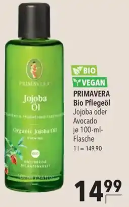 CITTI Markt PRIMAVERA Bio Pflegeöl Angebot
