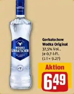 REWE Gorbatschow Wodka Original Angebot