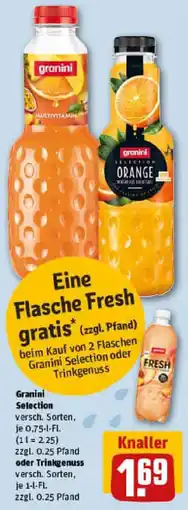 REWE Granini Selection oder Trinkgenuss Angebot