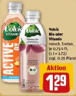 REWE Volvic Bio oder Vitamin Angebot