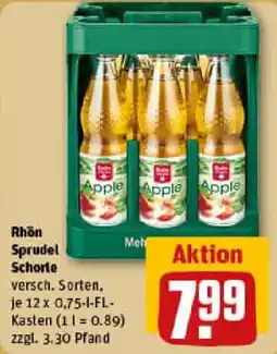 REWE Rhön Sprudel Schorle Angebot