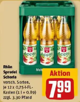 REWE Rhön Sprudel Schorle Angebot