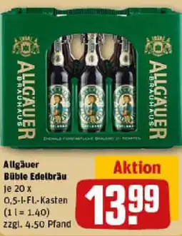 REWE Allgäuer Büble Edelbräu Angebot