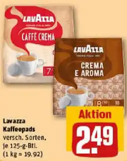 REWE Lavazza Kaffeepads Angebot