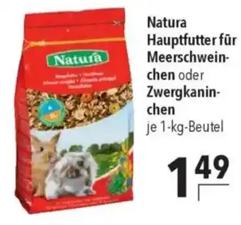 CITTI Markt Natura Hauptfutter für Meerschweinchen oder Zwergkaninchen Angebot