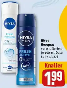 REWE Nivea Deospray Angebot