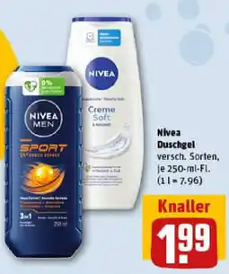 REWE Nivea Duschgel Angebot