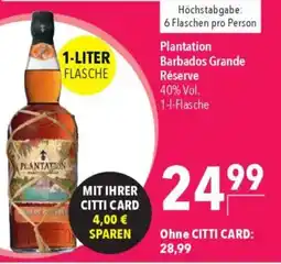 CITTI Markt Plantation Barbados Grande Réserve Angebot