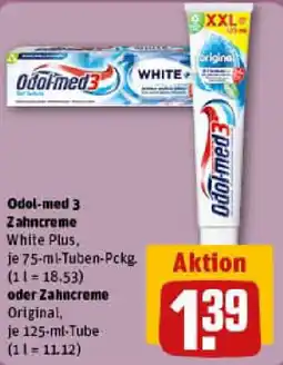 REWE Odol-med 3 Zahncreme oder Zahncreme Angebot