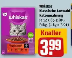 REWE Whiskas Klassische Auswahl Katzennahrung Angebot