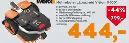 Globus Baumarkt WORX Mähroboter „Landroid Vision M600" Angebot