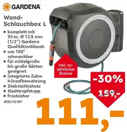 Globus Baumarkt GARDENA Wand- Schlauchbox L Angebot