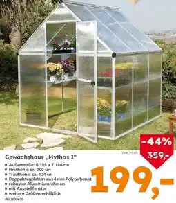 Globus Baumarkt Gewächshaus „Mythos I" Angebot