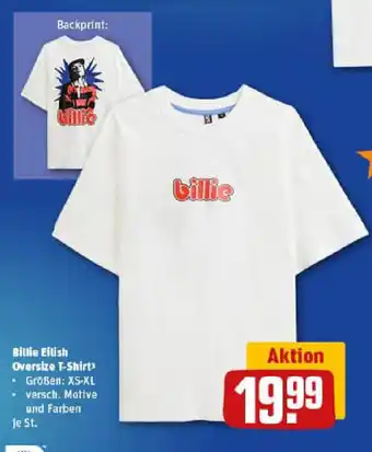REWE Billie Eilish Oversize T-Shirt Angebot