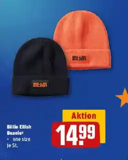 REWE Billie Eilish Beanie Angebot