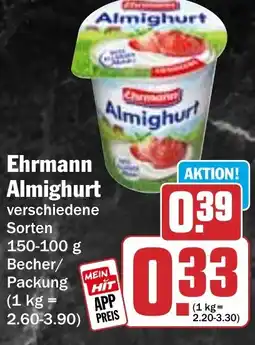 HIT Ehrmann Almighurt Angebot