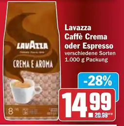 HIT Lavazza Caffè Crema oder Espresso Angebot