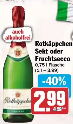 HIT Rotkäppchen Sekt oder Fruchtsecco Angebot