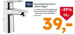 Globus Baumarkt GROHE Waschtischarmatur ,,Start Edge" Angebot