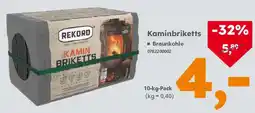 Globus Baumarkt REKORD Kaminbriketts Angebot