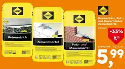 Globus Baumarkt SAKRET Betonestrich, Putz- und Mauermörtel, Zementmörtel Angebot