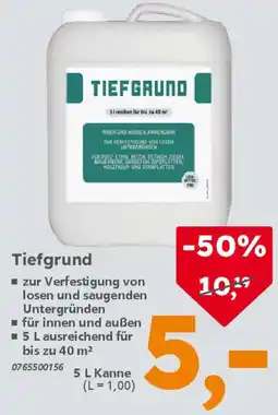 Globus Baumarkt Tiefgrund Angebot