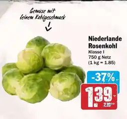 HIT Niederlande Rosenkohl Angebot