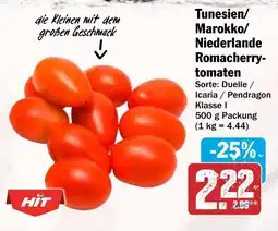 HIT Tunesien/ Marokko/ Niederlande Romacherry- tomaten Angebot