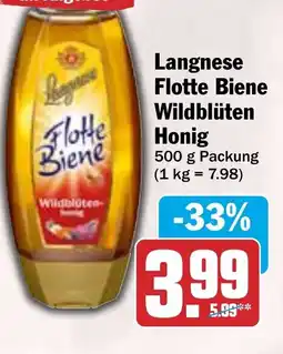 HIT Langnese Flotte Biene Wildblüten Honig Angebot