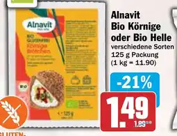 HIT Alnavit Bio Körnige oder Bio Helle Angebot