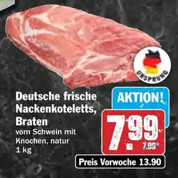 HIT Deutsche frische AKTION! Nackenkoteletts, Braten Angebot