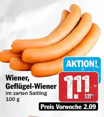 HIT Wiener, Geflügel-Wiener Angebot