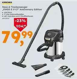 Globus Baumarkt KARCHER Nass-& Trockensauger „KWD3 S V-17" Anniversary Edition Angebot